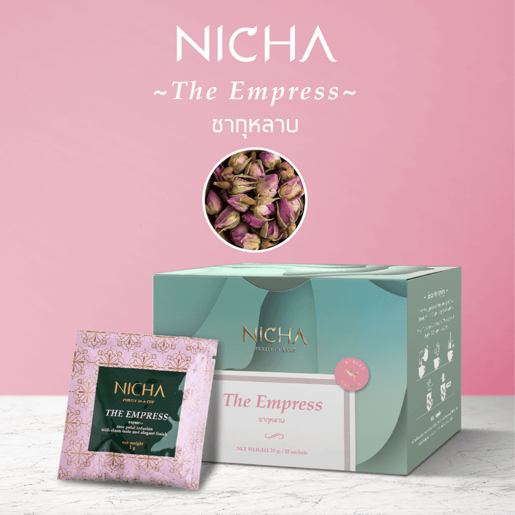 Rose Tea 25 bags/ Rose Tea by Nichatea
