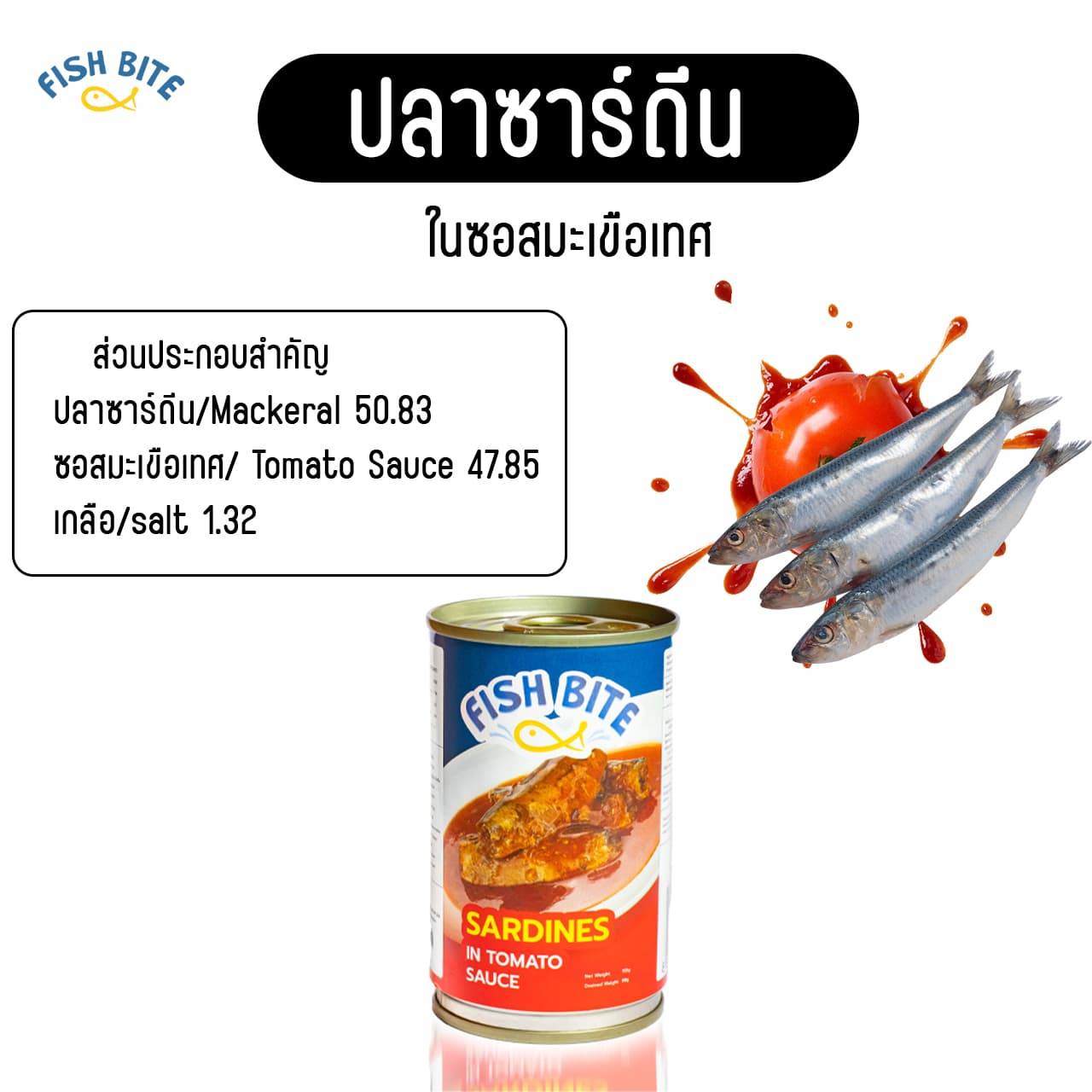 Fish Bite อาหารกระป๋องเพื่อสุขภาพ