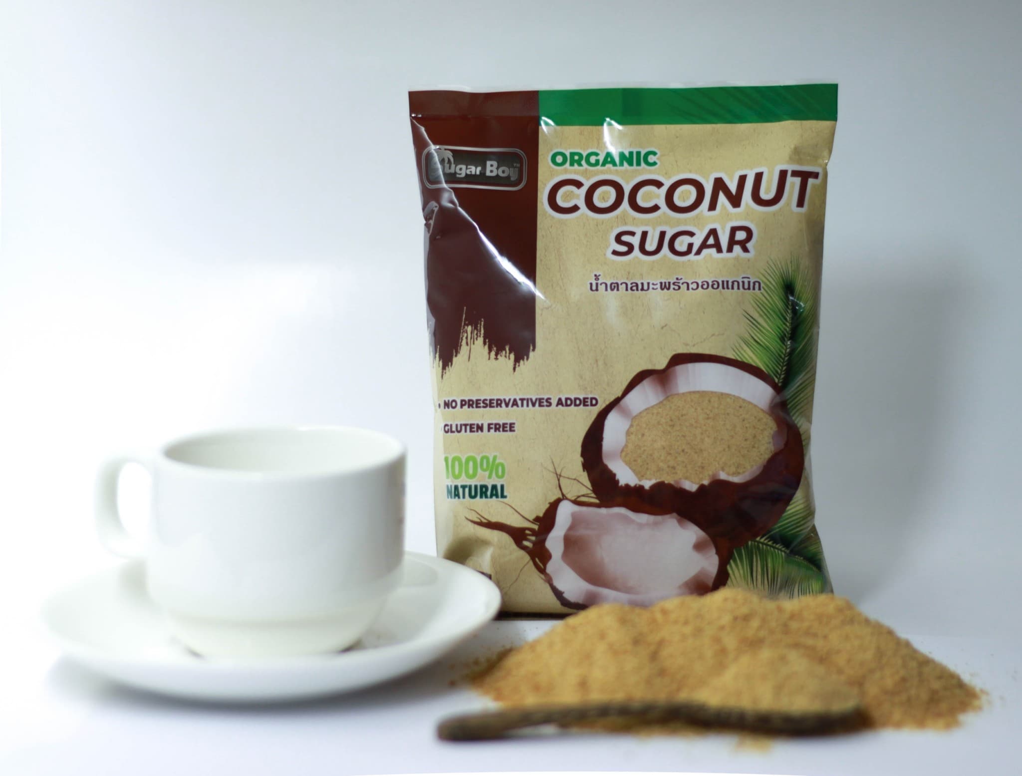 Organic coconut sugar (granulated) / น้ำตาลช่อดอกมะพร้าว ธรรมชาติ 100%