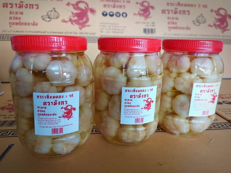 Dragon Brand Three Flavor Pickled Garlic
