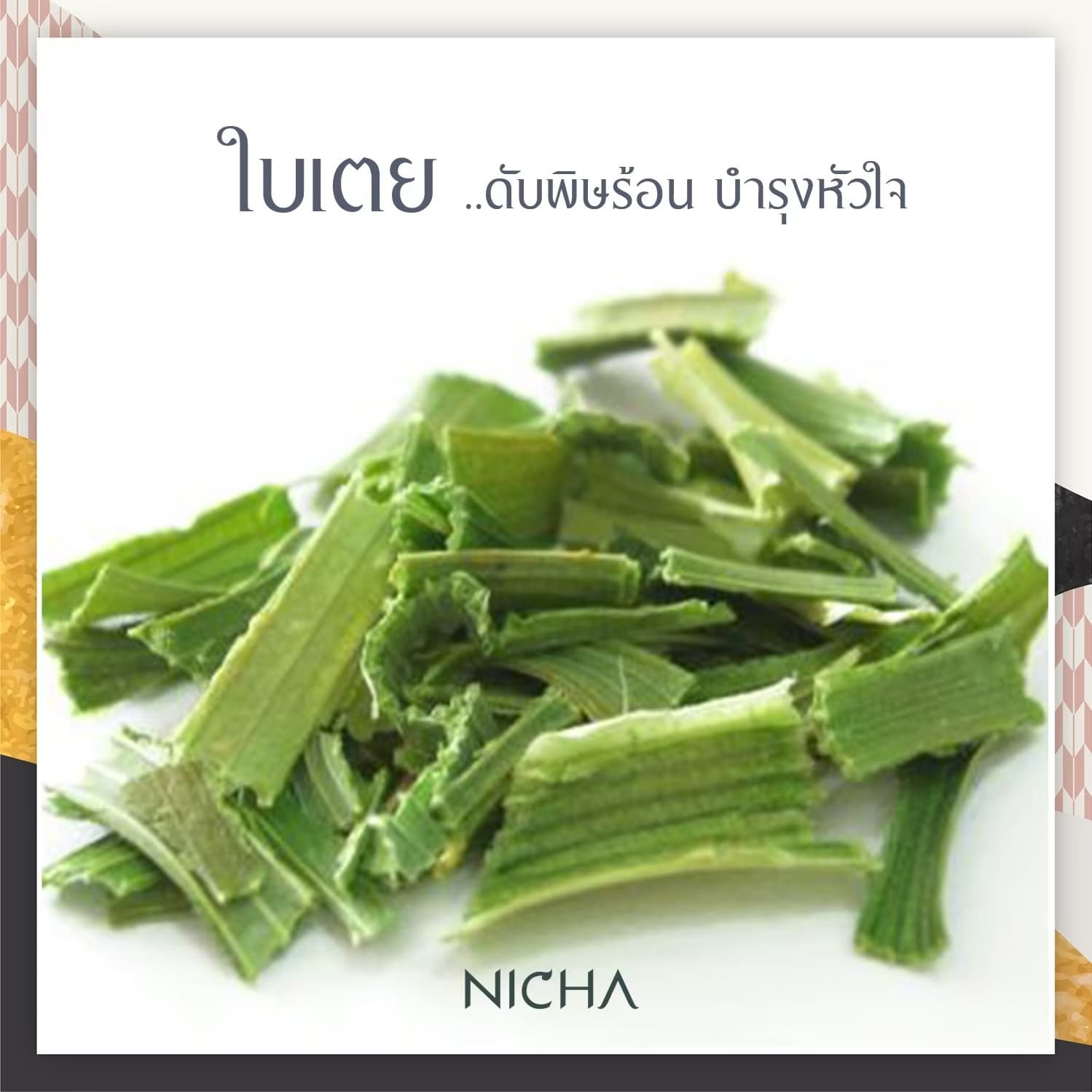 ชาตะไคร้ใบเตย 25 ซอง/ Siamese Spa 25 Sachets 