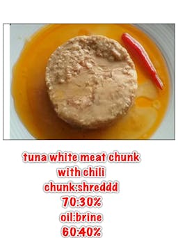 OEM white meat with chili tuna canned best quality produce most popular from Thailand